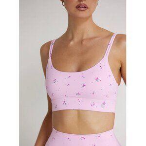 Astoria LUXE BLOSSOM Sports Bra Cherry Pink Coquette Active Women's X-Large